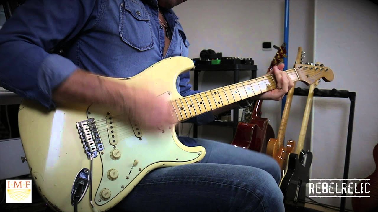 RebelRelic guitar 59 S Series olympic white Demo