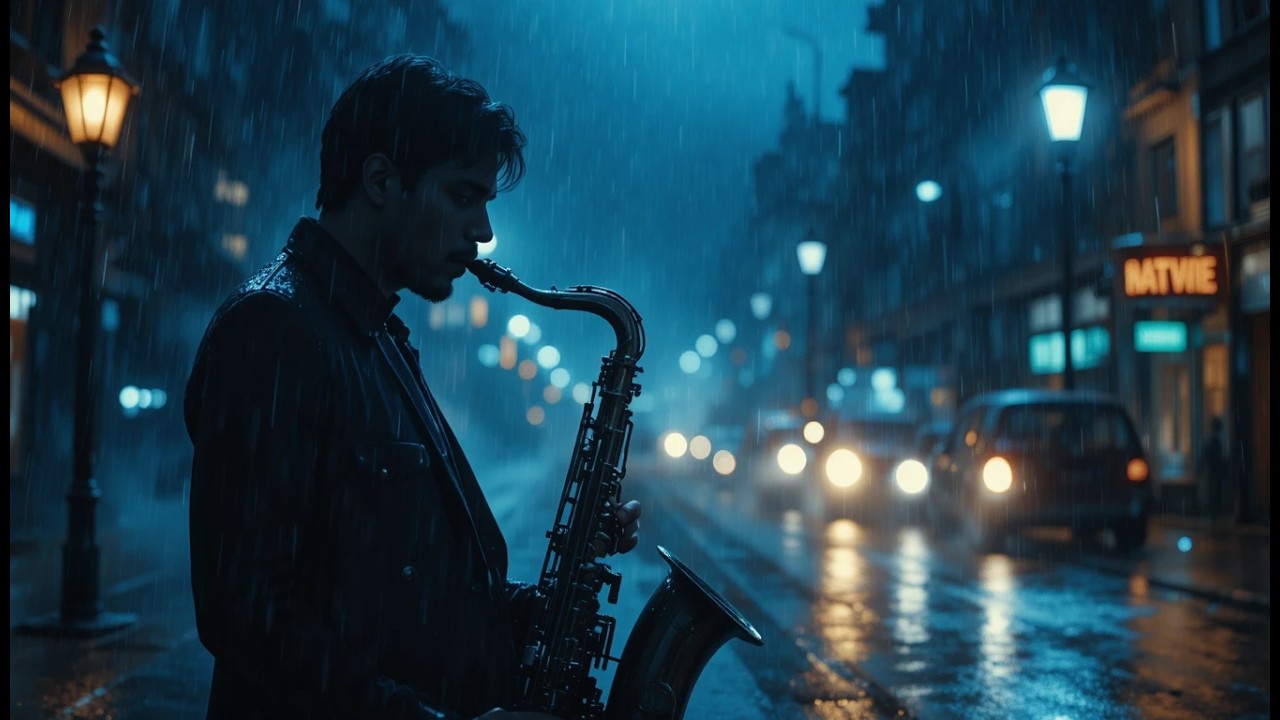 Rainy Night Jazz &ndash; Soft Saxophone Music for Relaxing & Unwinding