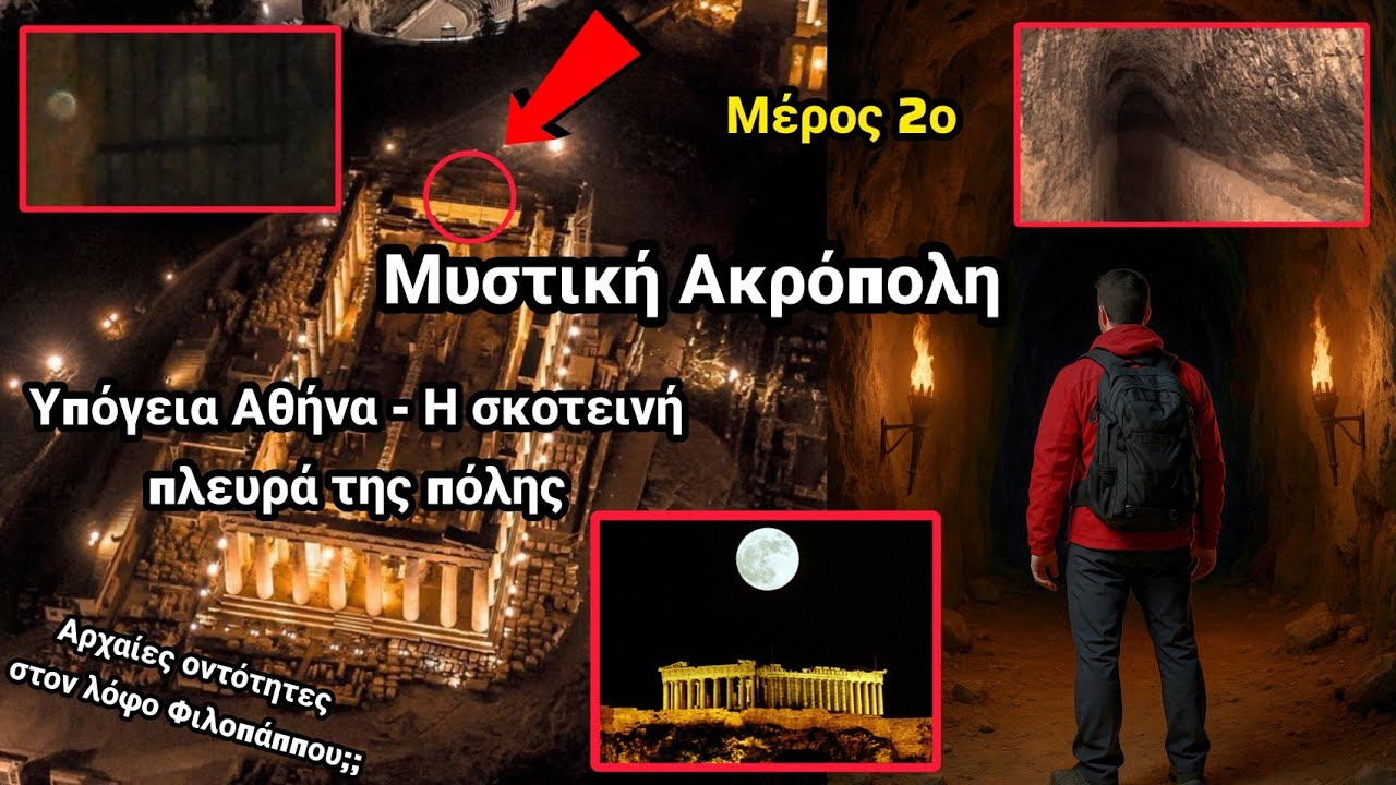 ΜΥΣΤΙΚΗ ΑΚΡΟΠΟΛΗ - ΥΠΟΓΕΙΑ ΑΘΗΝΑ - Η ΣΚΟΤΕΙΝΗ ΠΛΕΥΡΑ ΤΗΣ ΠΟΛΗΣ - ΣΠΗΛΑΙΟ ΜΟΙΡΩΝ - ΚΑΚΩΝ ΑΔΕΛΦΑΔΩΝ