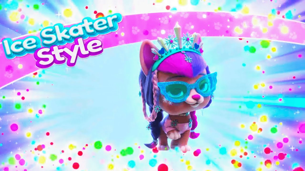 Buz Pateni İçin Özel Saçlar ❄️🐶💕- VIP PETS 🌈 💕 Hayvanlar✨ Türkçe Çizgi Film