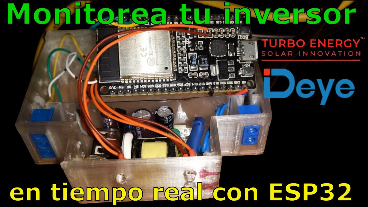 Monitorea y controla tu Inversor Deye & Turbo Energy en tiempo real con ESP32