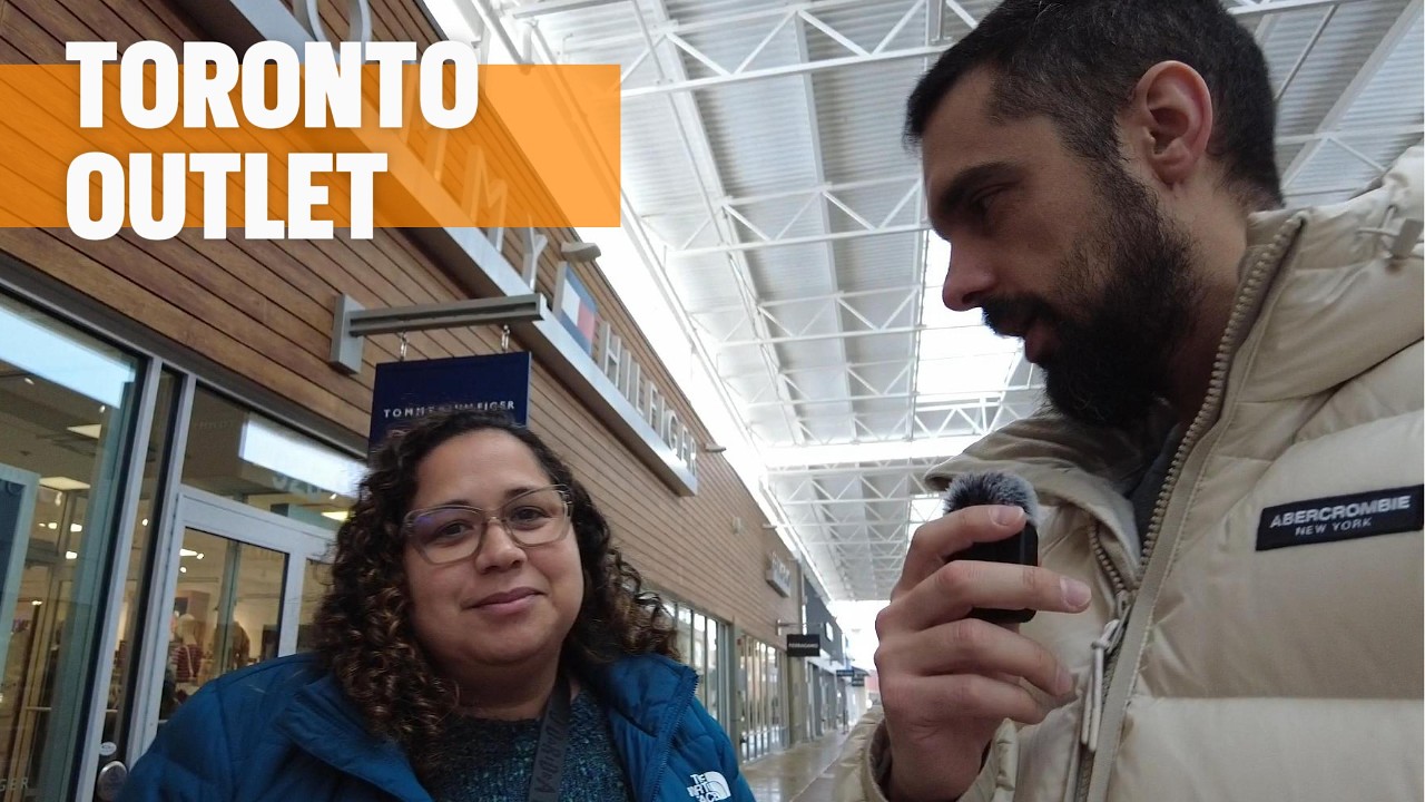Visitando o Toronto Premium Outlet e vendo preços