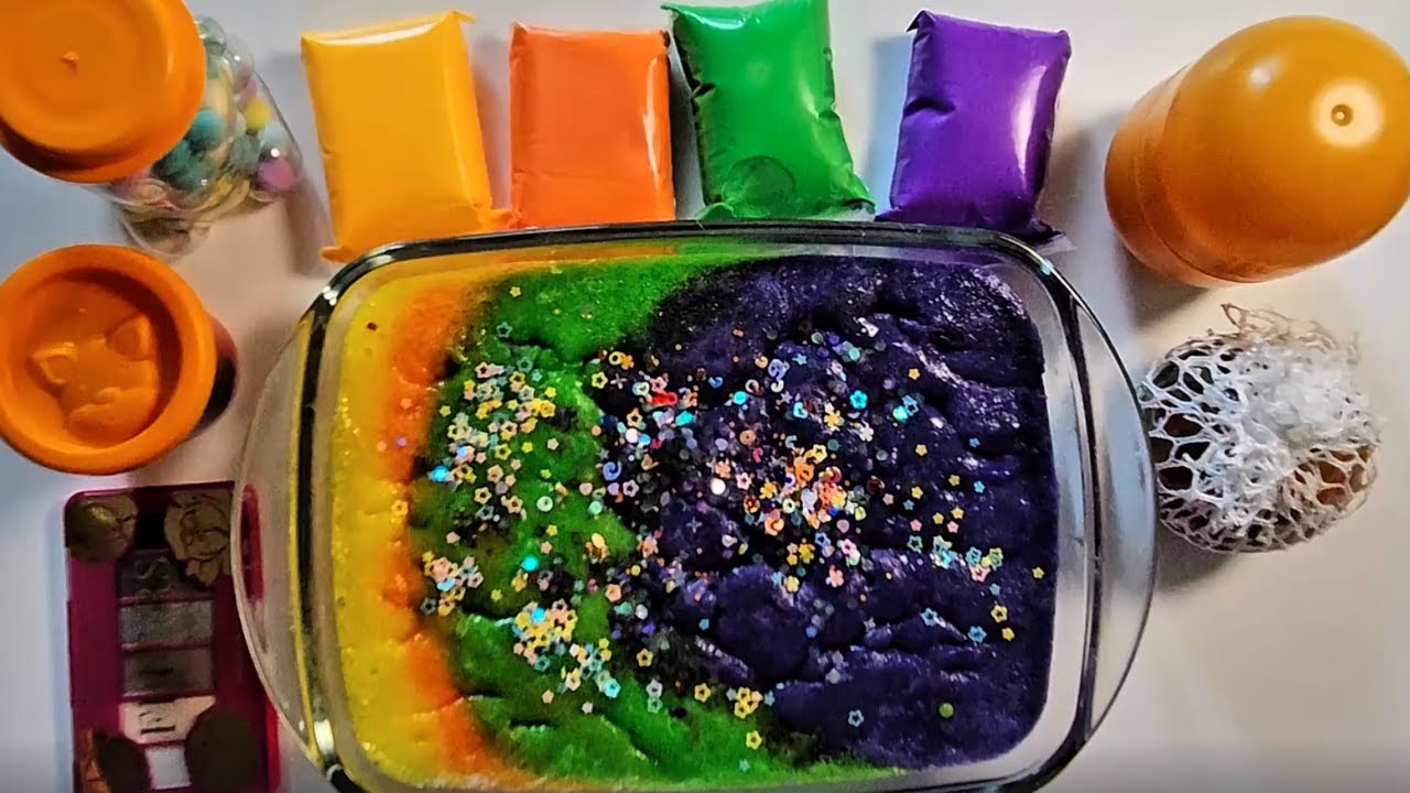 Watch Me Make The Weirdest Slime Ever! Mix slime with makeup shadows and glitter! #slime #asmr #diy