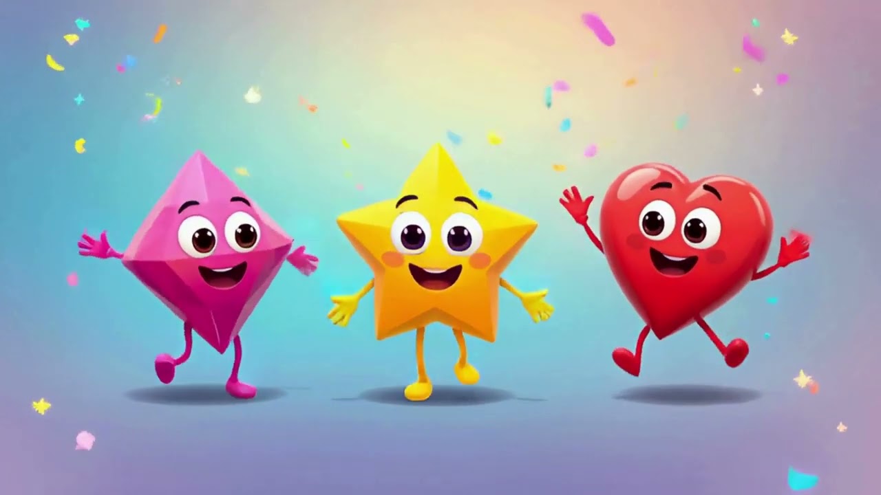 Shapes Song for Kids  | Learn Shapes for Toddlers and Pre-schoolers | Avni And Adya