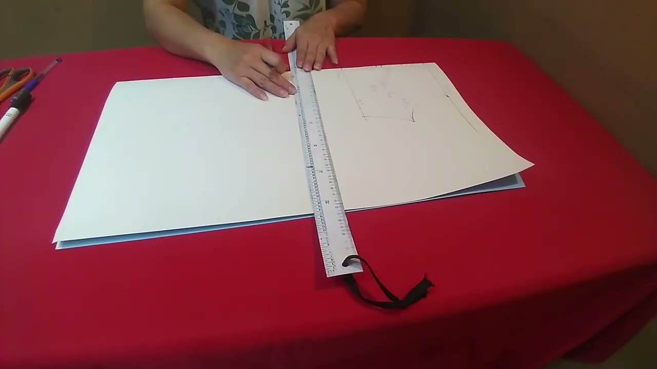 confección del molde de top infantil para niña paso a paso parte 1