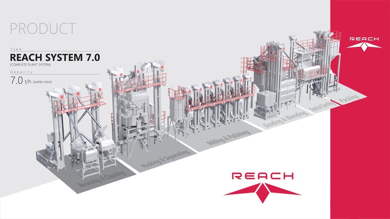 Satake REACH Complete Plant System 7 t/h