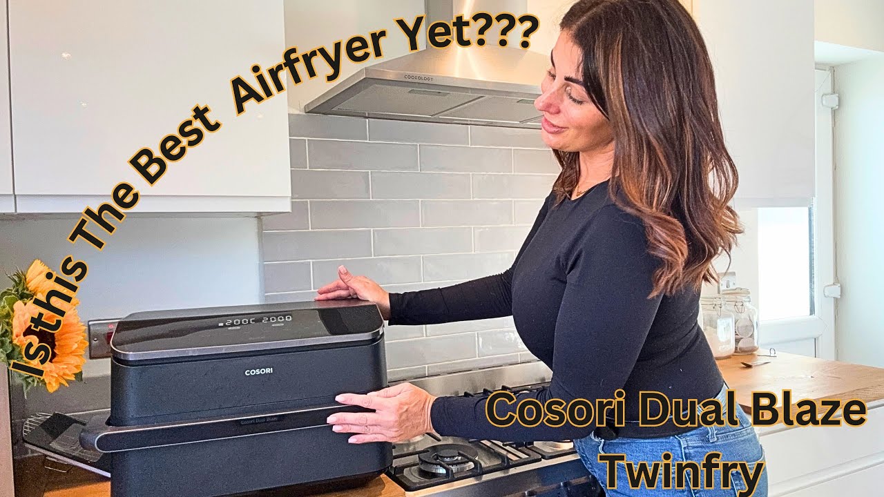 Приготовление пищи в аэрофритюрнице, открытие продукта и обзор / Cosori Dual Blaze Twinfry #airfryer