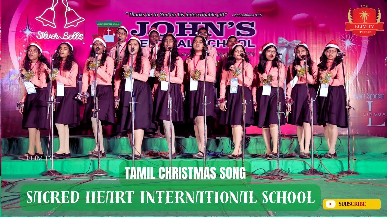 Sacred Heart International School Senior | Tamil Christmas Song | Silver Bells