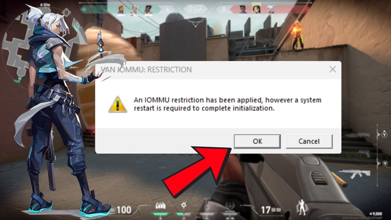 Valorant VAN Error: IOMMU Restriction Has Been Applied – Easy Fix
