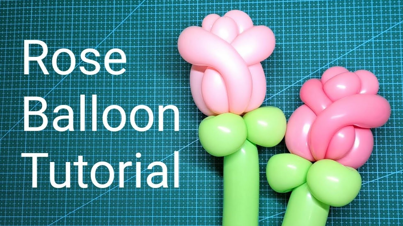 Easter Rose Balloon Tutorial 復活節玫瑰花氣球教學