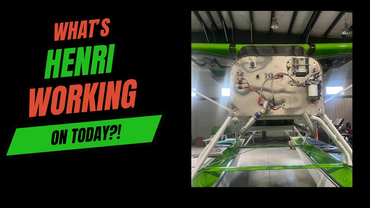Monster Twin Turbo Duramax diesel amphibious airplane in progress.