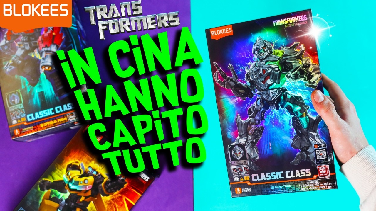 Costruiamo 3 incredibili Transformers Blokees! | unboxing nel chill
