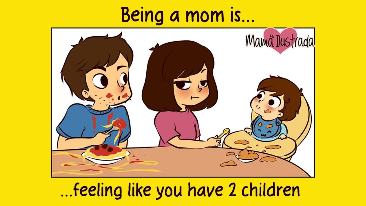 Mom Illustrates Her Everyday Motherhood Problems
