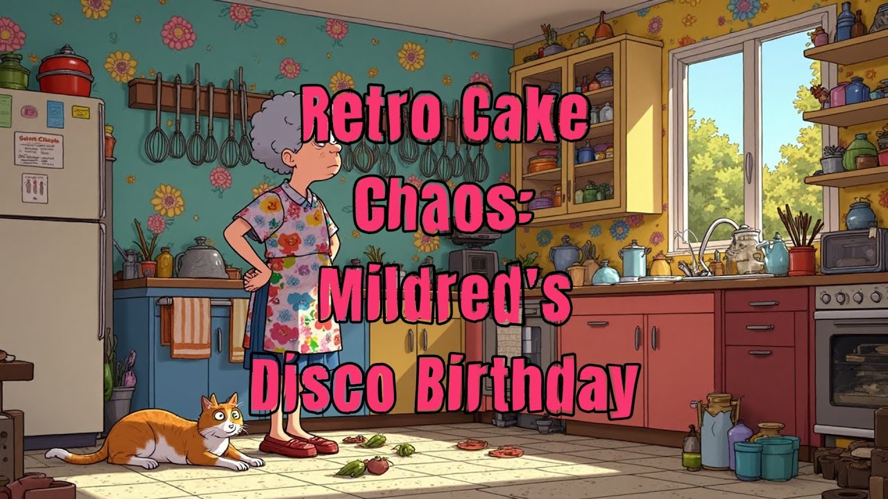 Retro Cake Chaos: Mildred's Disco Birthday