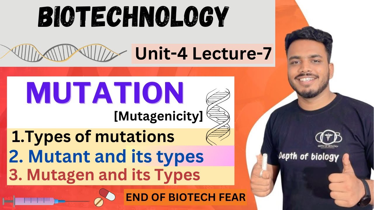 Mutation | Types of mutations | mutant | types of mutant | mutagen | types of mutagen | mutagenicity