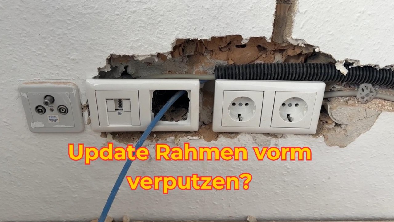 UPDATE Vermieter lies die Steckdosen wirklich vorm verputzen einsetzen! Elektriker ist verwirrt!