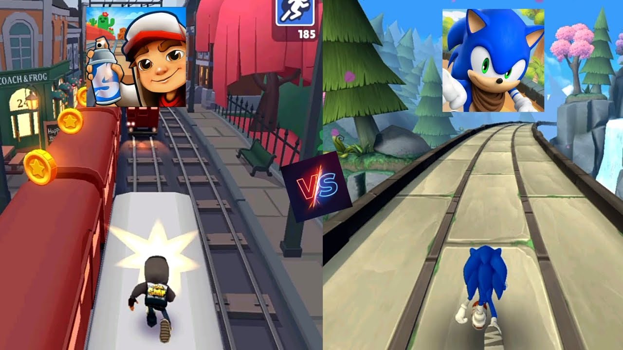 Sabway surfers Xtreme🆚 Sonic Boom dash run 2026🔝 two run games▶️
