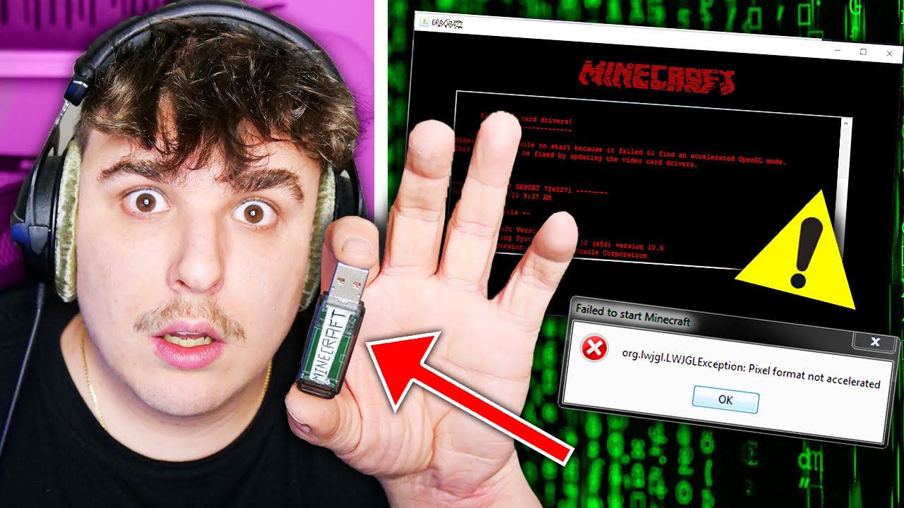 ZNALAZŁEM PENDRIVE z PODEJRZANĄ WERSJĄ MINECRAFT... ☠️