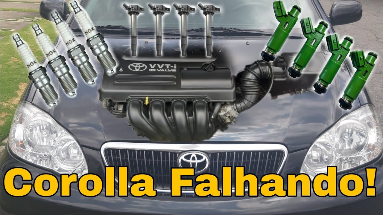 Corolla 1.8 Falhando, Limpeza de bicos, velas e bobinas como solucionar em casa.