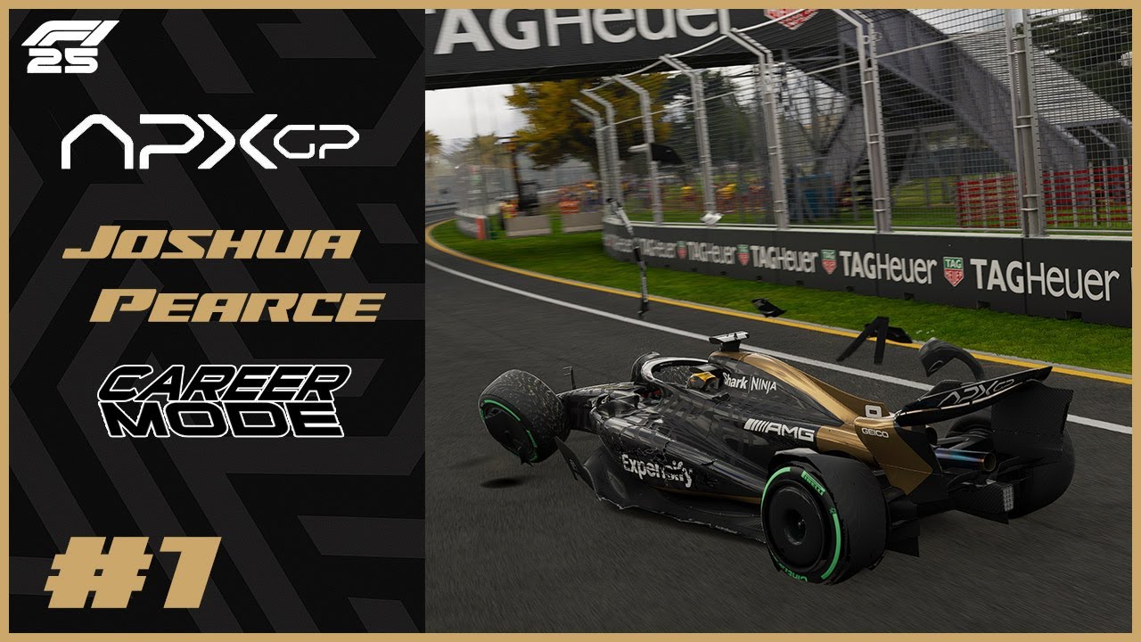 CATASTROPHIC FAILURE!! BEGINNING OUR NEW JOURNEY!! F1 25 Joshua Pearce Career Mode Season 1 Part 1