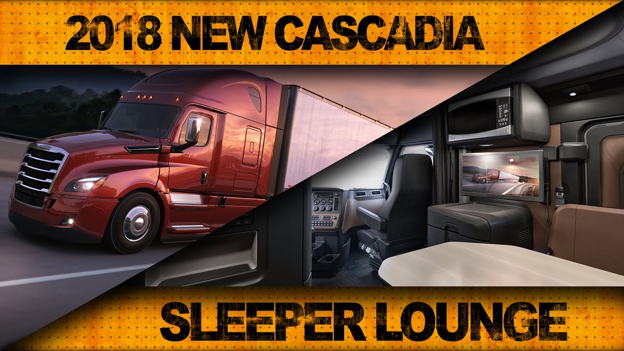 Check Out the 2018 New Cascadia's Sleeper Lounge
