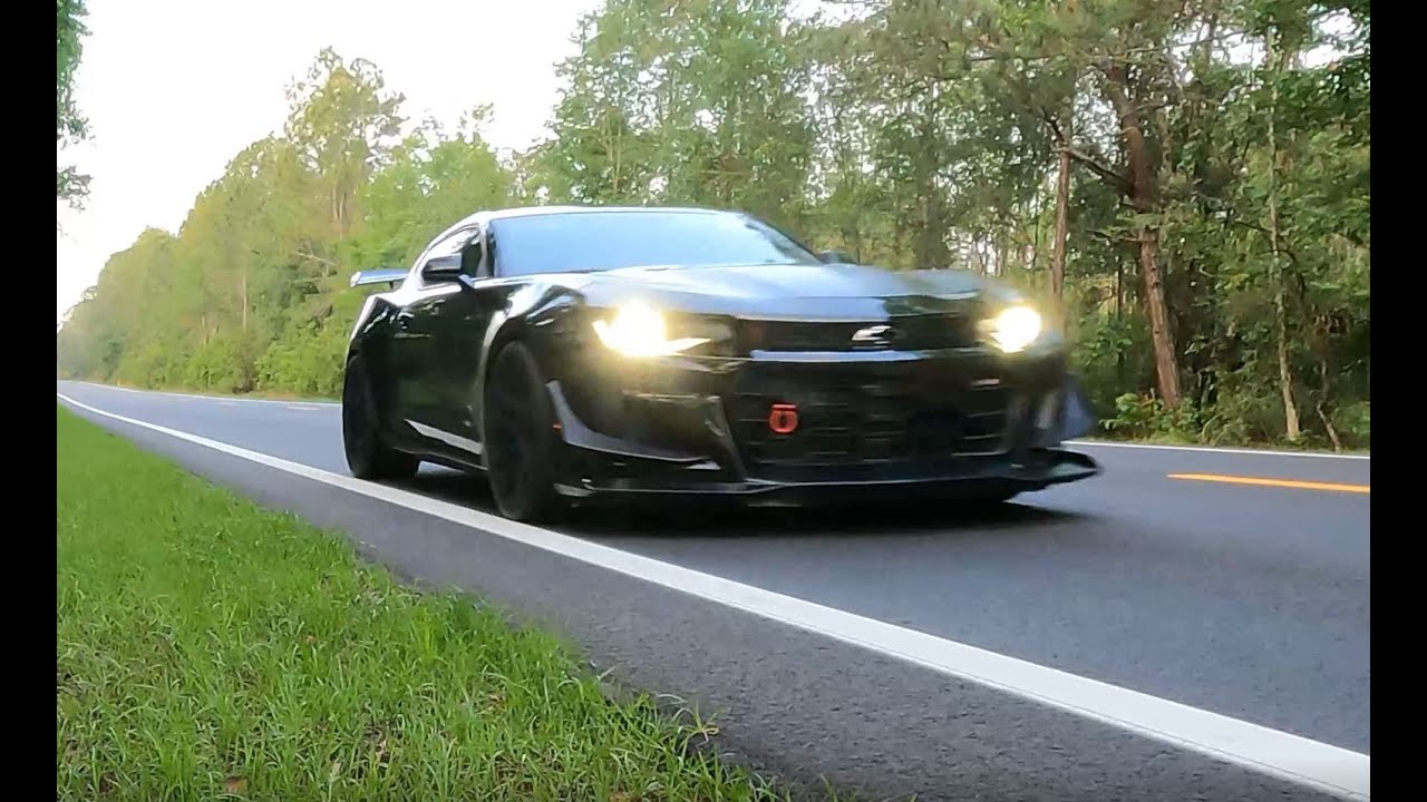 Insane Cammed and Catless Full Exhaust Camaro ZL1 1LE Launches and Fly Bys