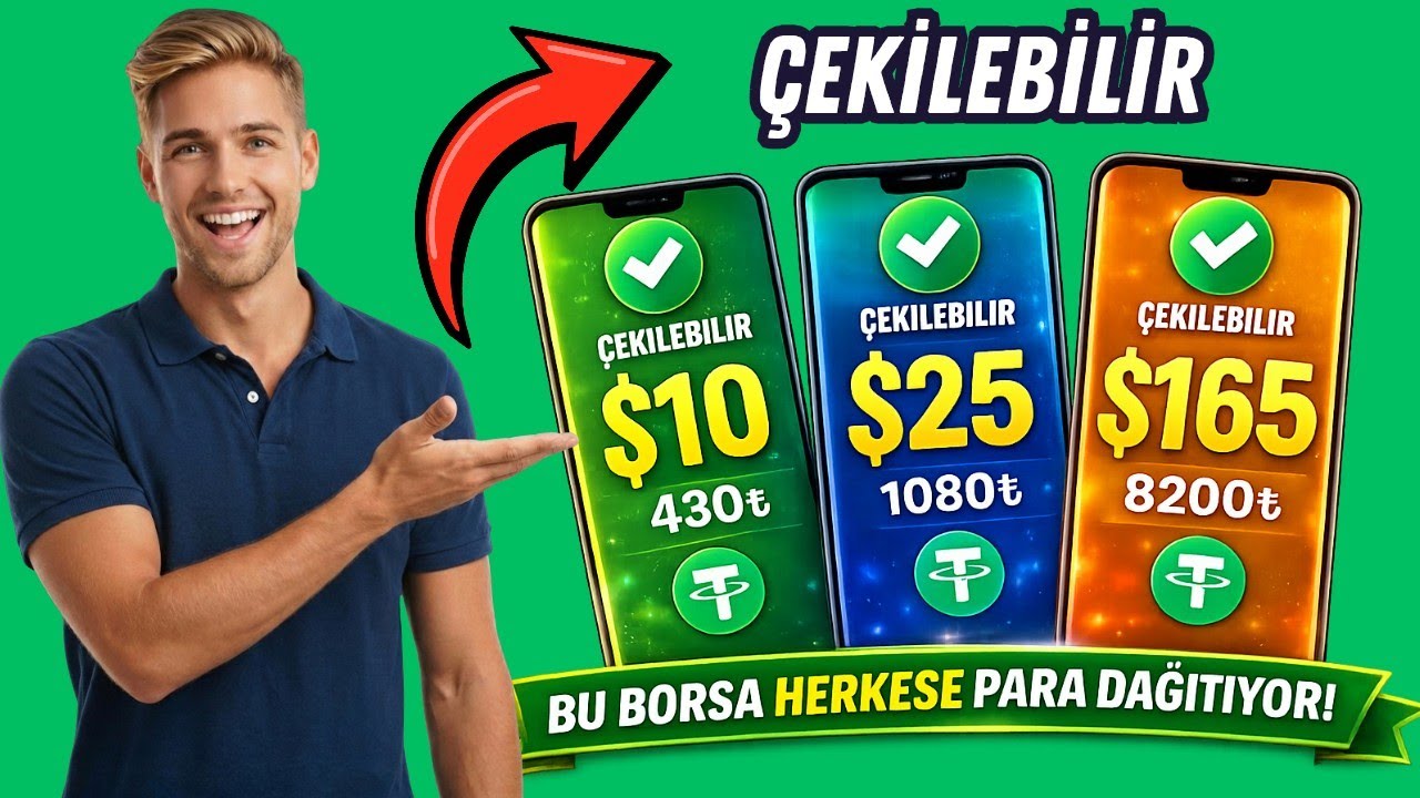 Bedava Para Kazandıran | Bedava Bitcoin Kazandıran Uygulama (2026)💸📲(İnternetten para kazanma (2026)