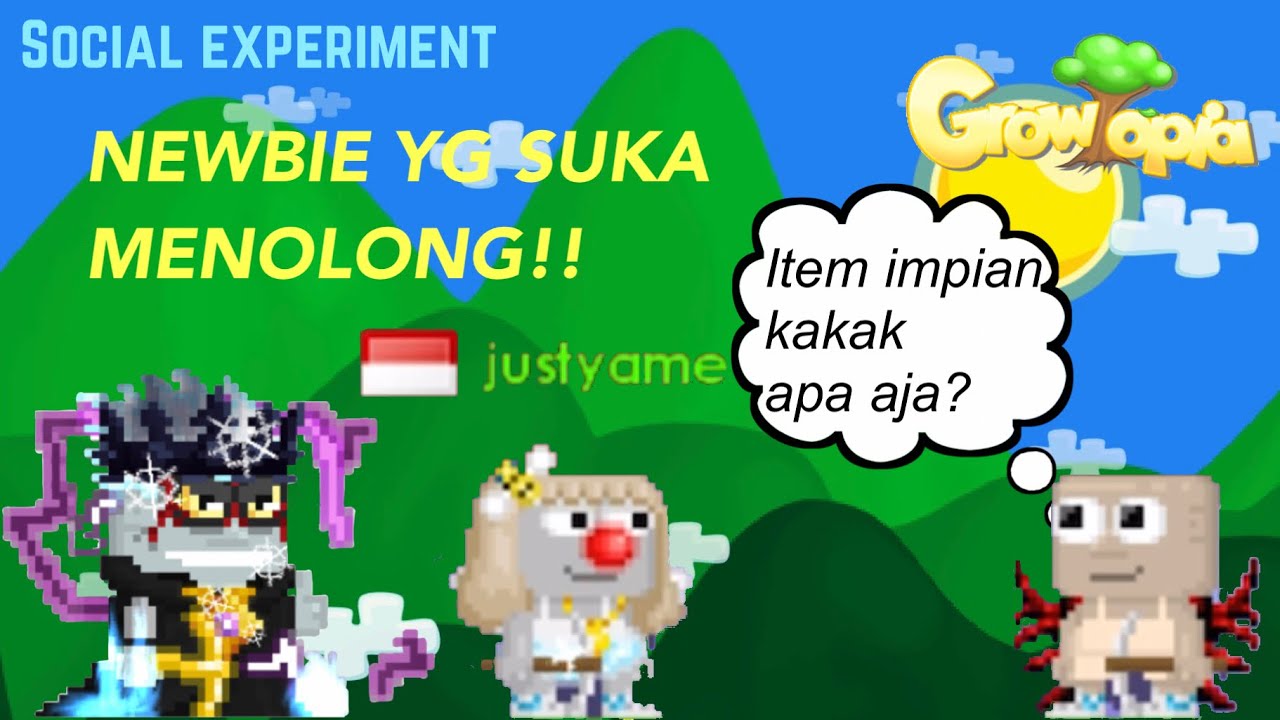 Newbie yang Suka Menolong | Growtopia | Indonesia