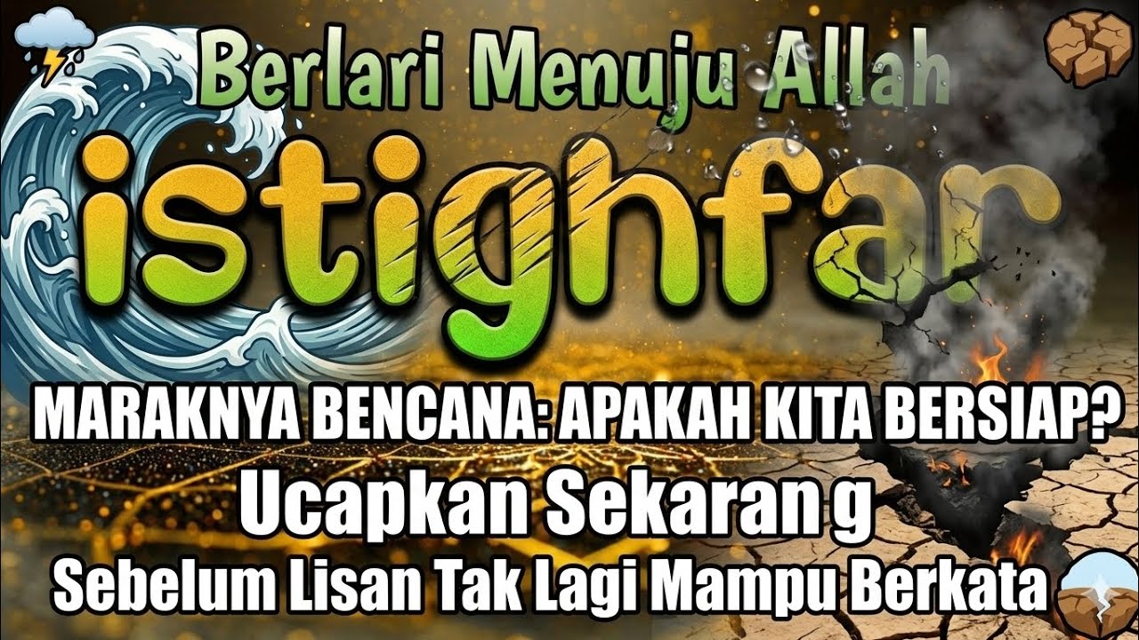 ISTIGHFAR PENGGUGUR DOSA⚠️Menjemput Ampunan Allah dalam Suara Merdu, Taubatlah SEKARANG JUGA‼️