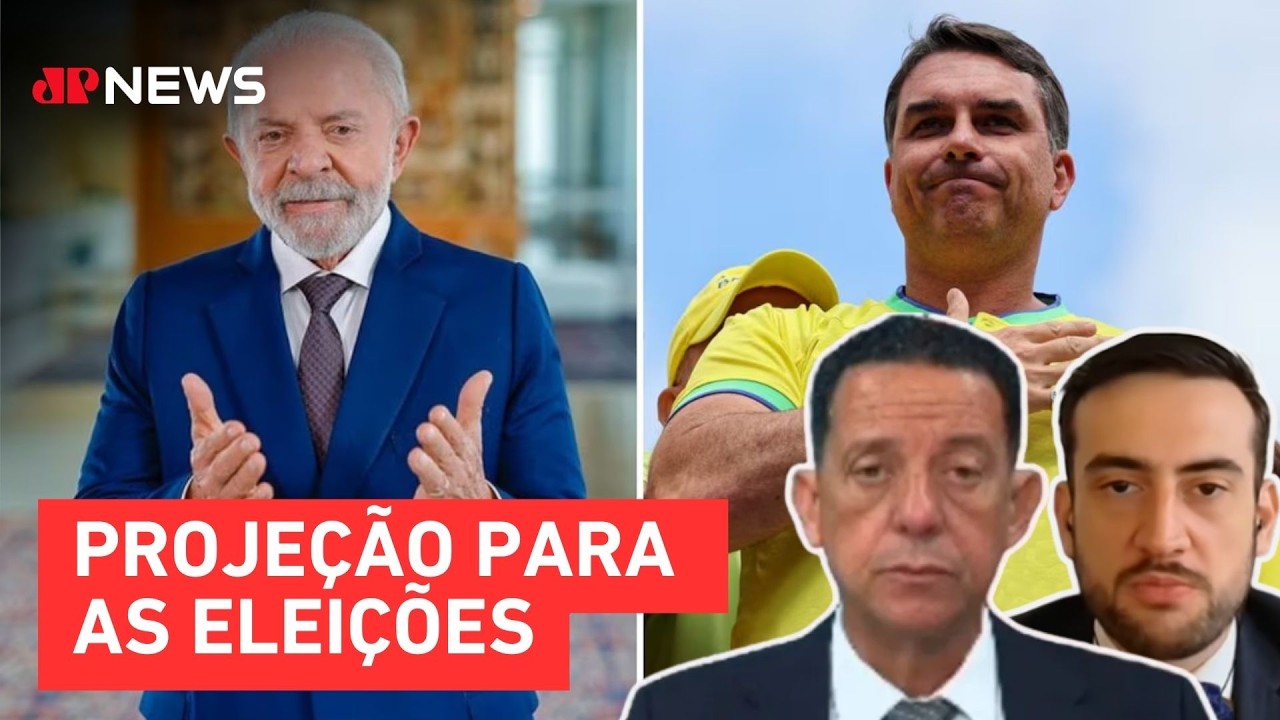 Pesquisas mostram disputa acirrada entre Lula e Flávio; Trindade e Mehero comentam