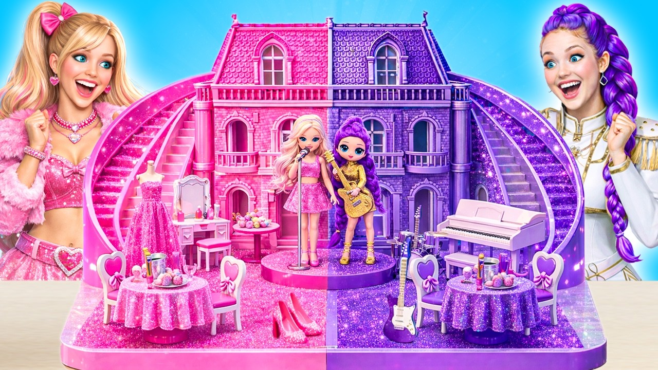 We Build Amazing Doll House | Barbie VS Rumi by PiPi Pop