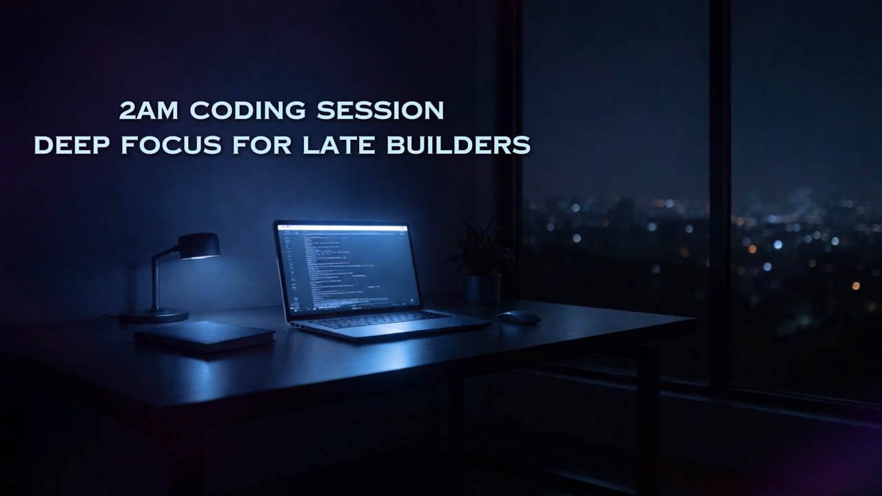 2AM Coding Session — Deep Focus for Late Builders #coding #deepwork #ambientfocus