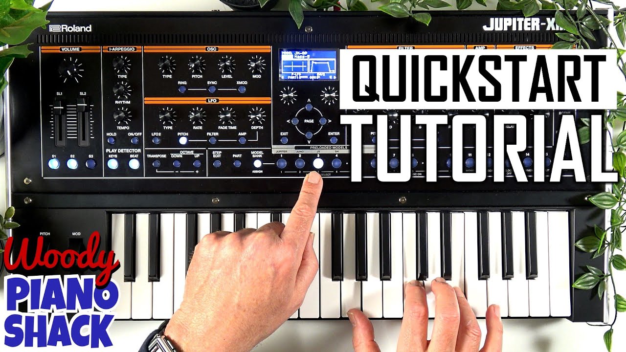 ROLAND JUPITER Xm - Quick Start Tutorial