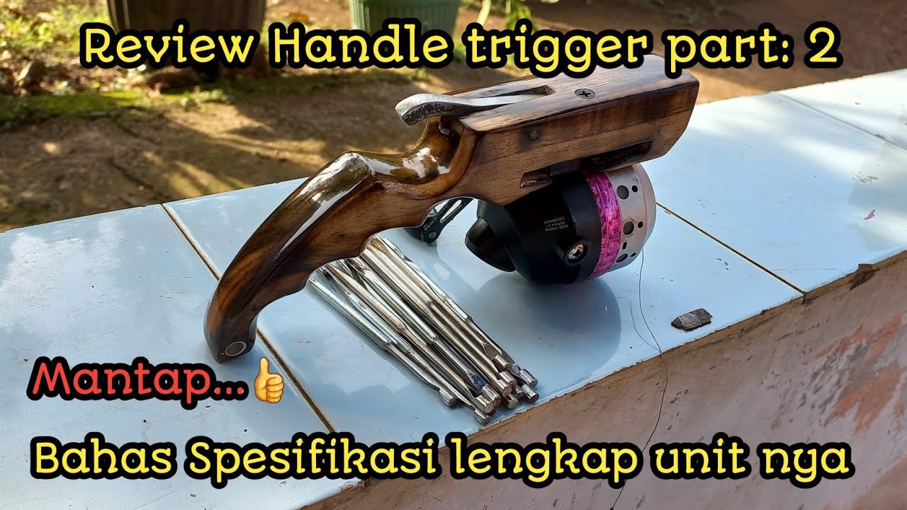 Bahas SPEK lengkap dudukan spincast reel ketapel ikan /handle trigger/  Apakah WORT IT...?