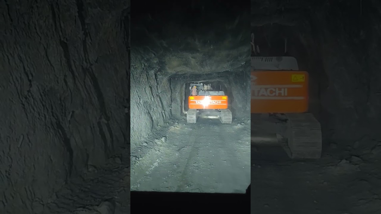 Rock breaker #viral #video #grow #underground mining #mining #foryou @MrBeast @souravjvlogs 