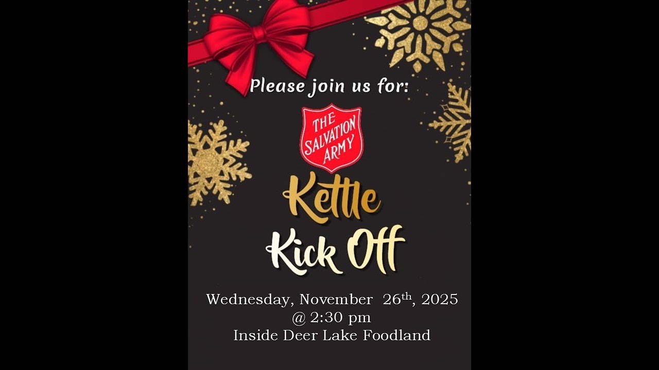 The 2025 Christmas Kettles Launch at Deer Lake Foodland