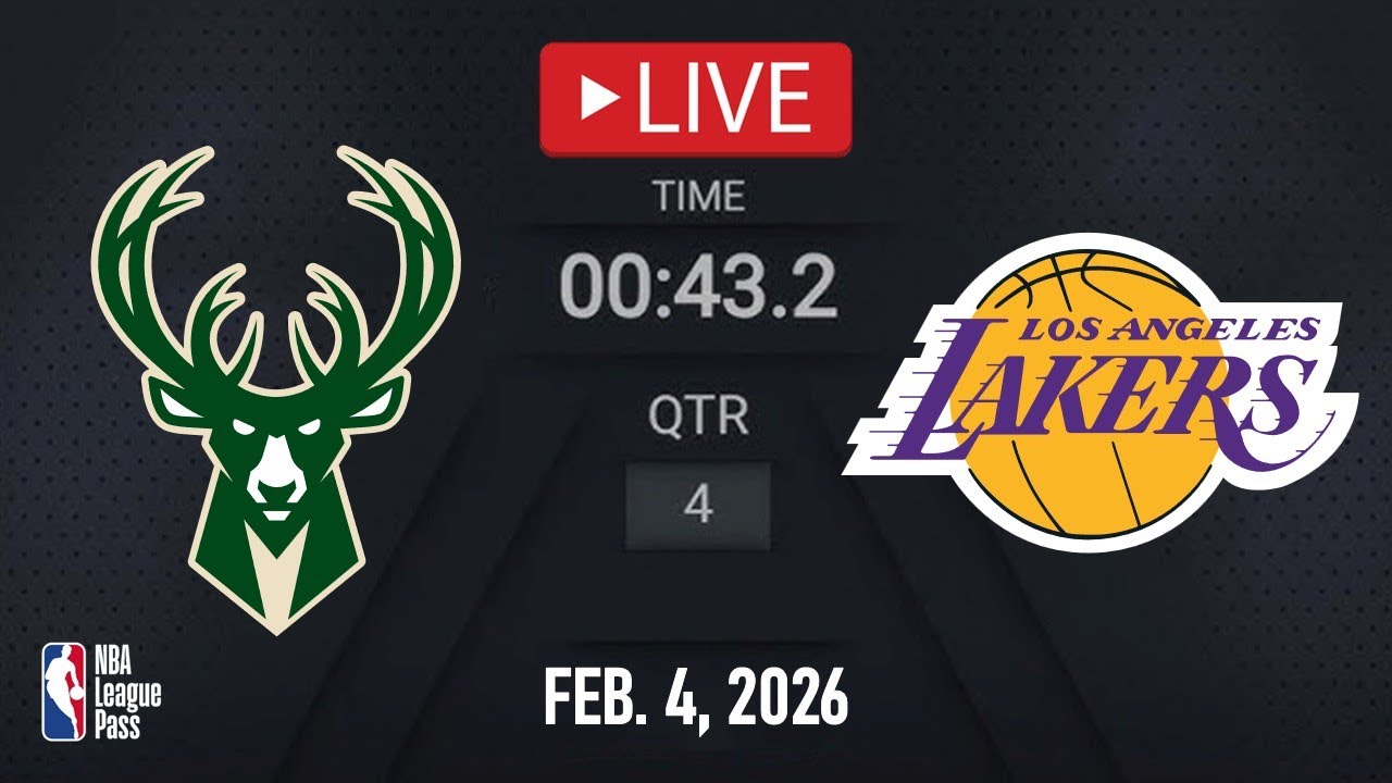 NBA LIVE! Los Angeles Lakers vs Milwaukee Bucks | Feb. 4, 2026 | Bucks vs Lakers NBA LIVE 2K26