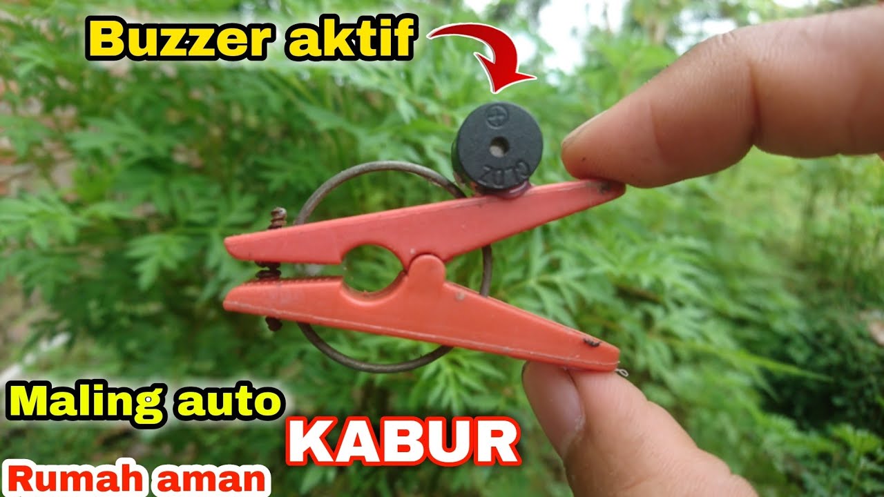 Cara membuat alarm rumah anti MALING || ide kreatif