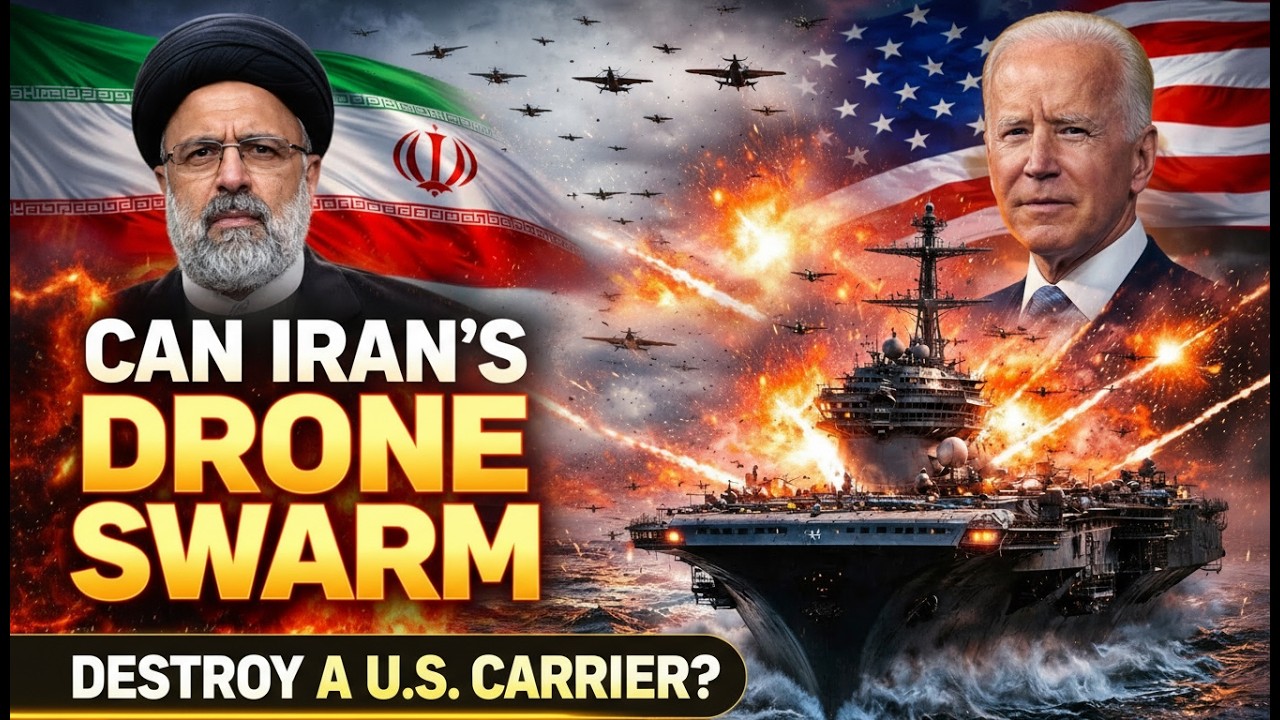 Can Iran&rsquo;s Drone Swarm Destroy a US Aircraft Carrier? | Shocking War Analysis