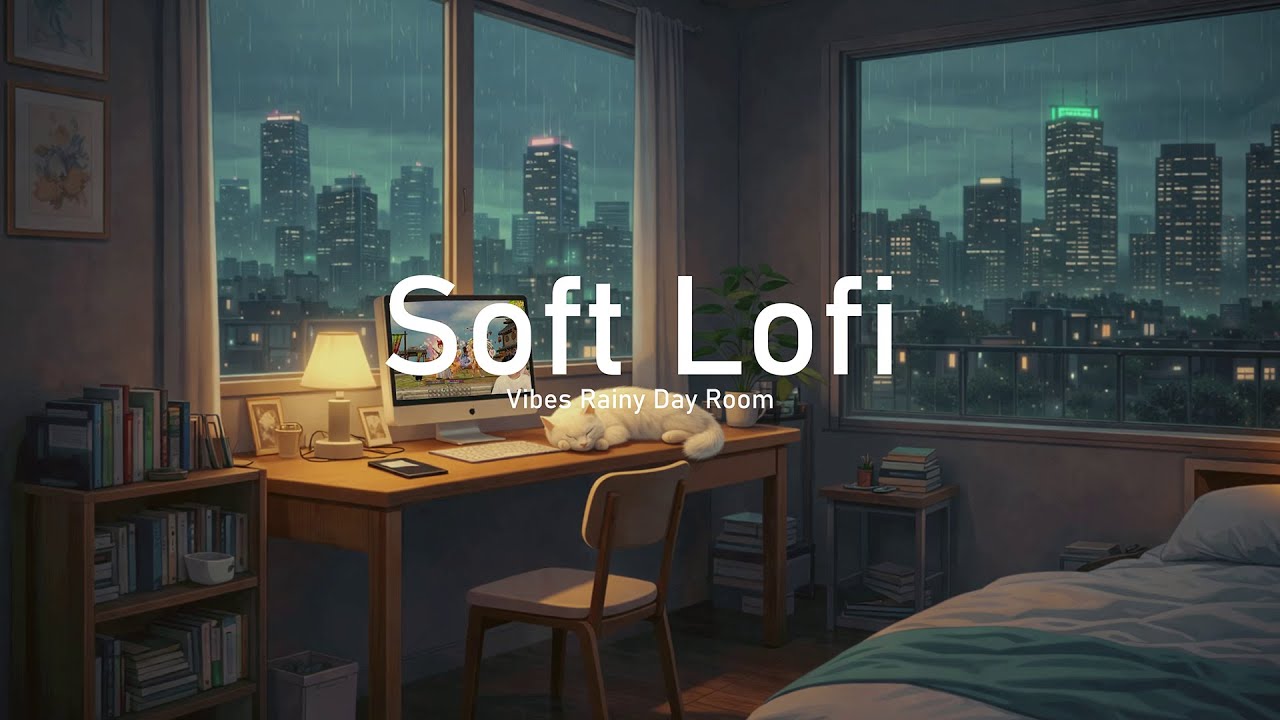 Soft Lo-fi Vibes Rainy Day Room