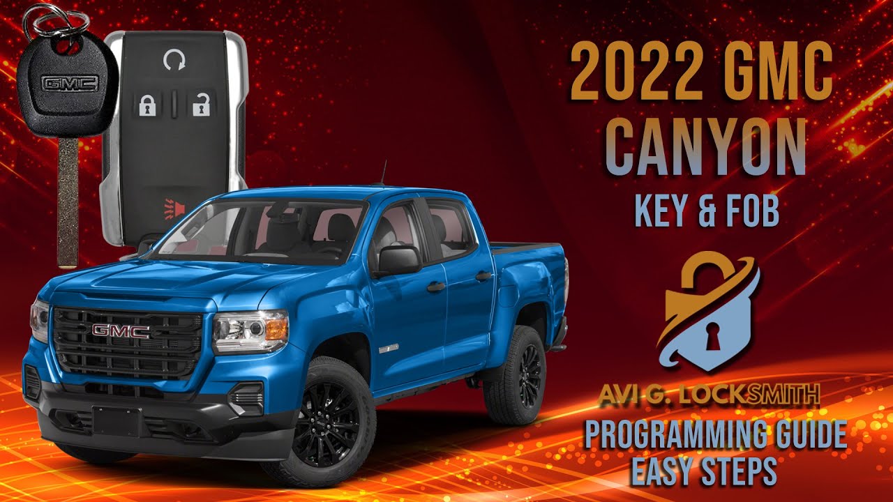 🔐💡 Learn Locksmithing: How to Cut & Program Chip Key for 2022 GMC Canyon | DIY Locksmith Guide!