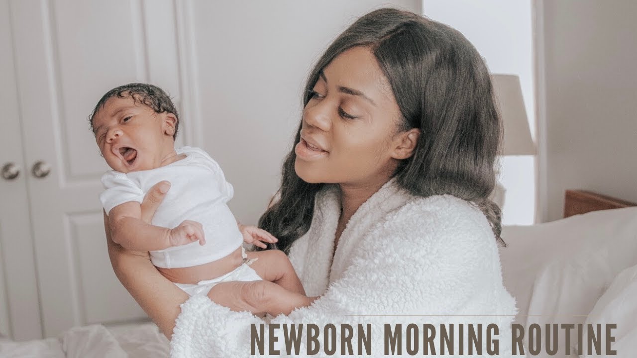 NEWBORN MORNING ROUTINE | FOR FIRST TIME MOMS - 2020