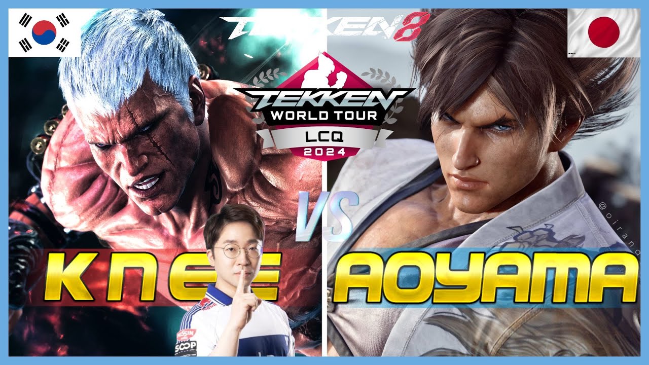 DRX | KNEE 🇰🇷 (Bryan) Vs AOYAMA 🇯🇵 (Lars) ➤ TWT 2024 - Last Chance Qualifier - Tekken 8