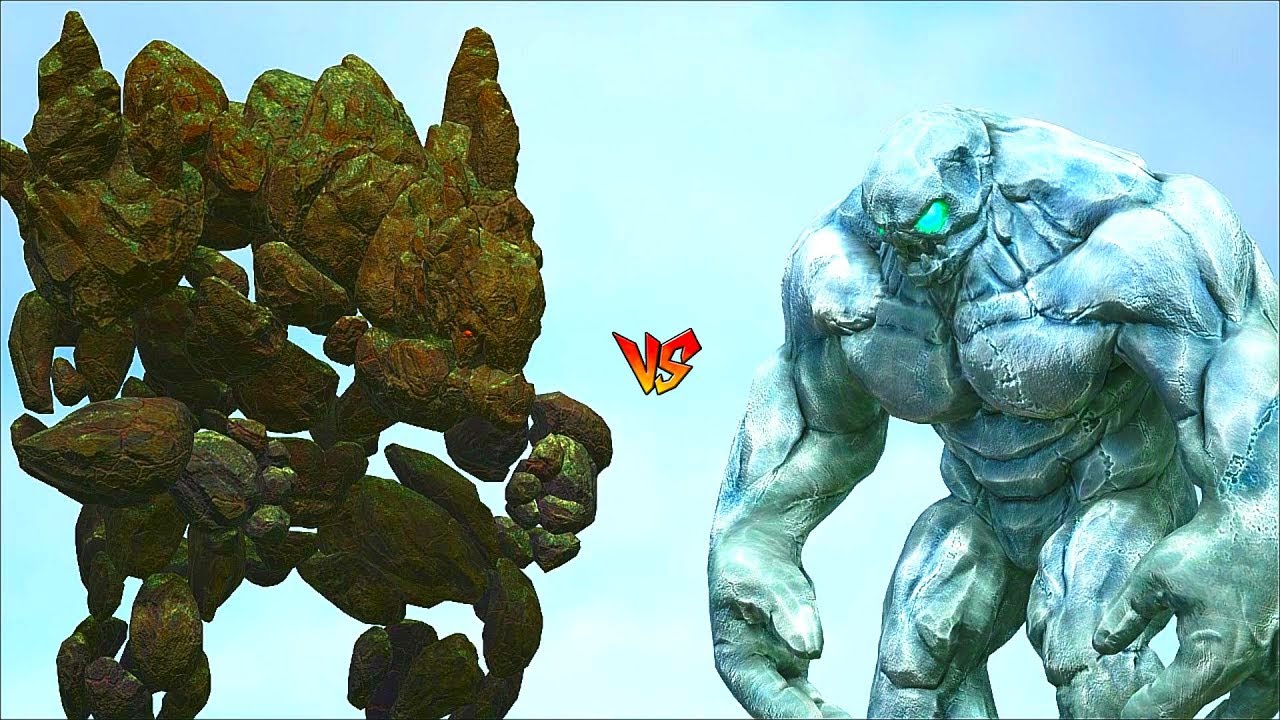 Ark Survival - LODESTONE GOLEM vs GLACIER GOLEM and more  [Ep.392]