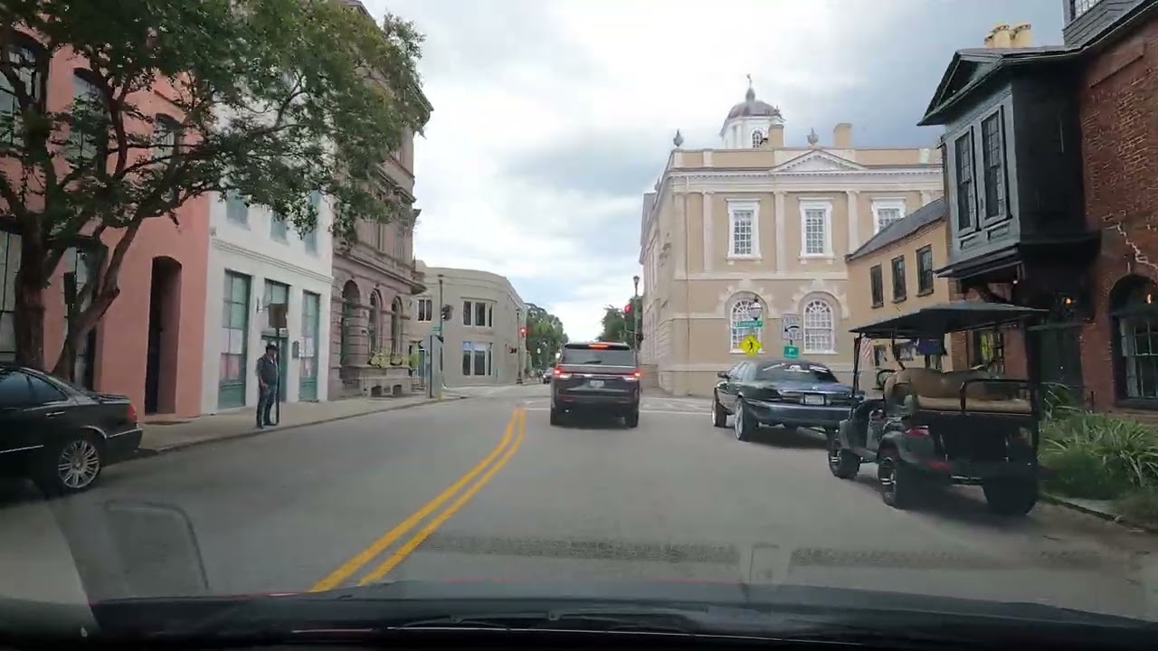 Day Drive in Downtown Chucktown, Murray Blvd, The Battery,  Sam Rittenberg and Spruill Ave 🚗