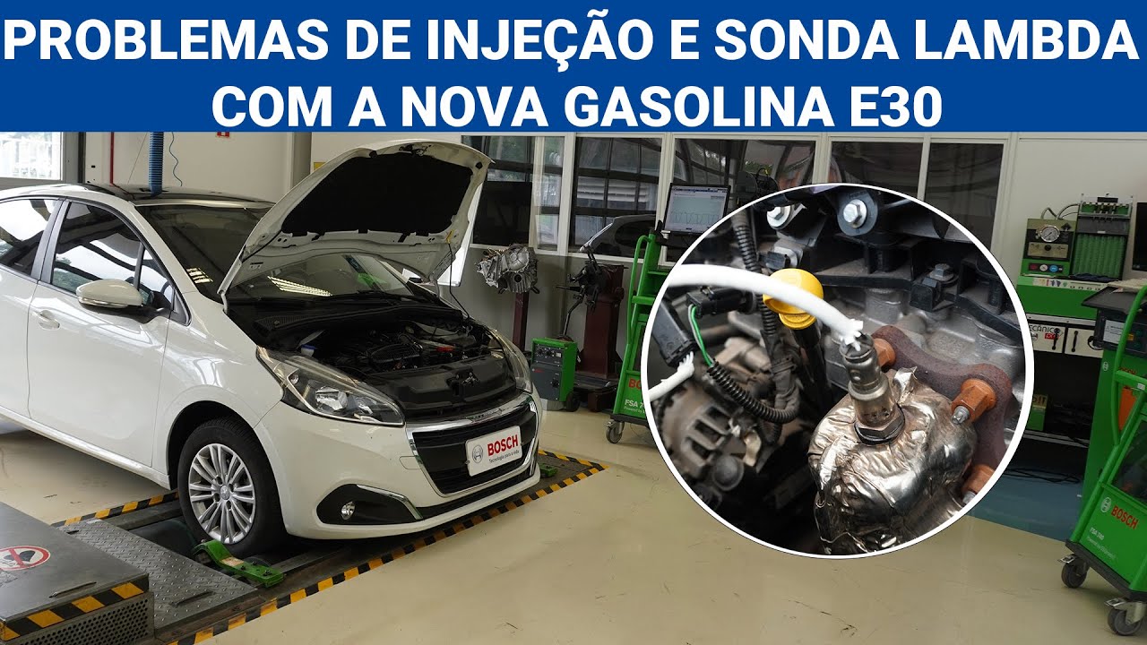 PROBLEMAS DE INJEÇÃO E SONDA LAMBDA COM A NOVA GASOLINA E30: muito problema?