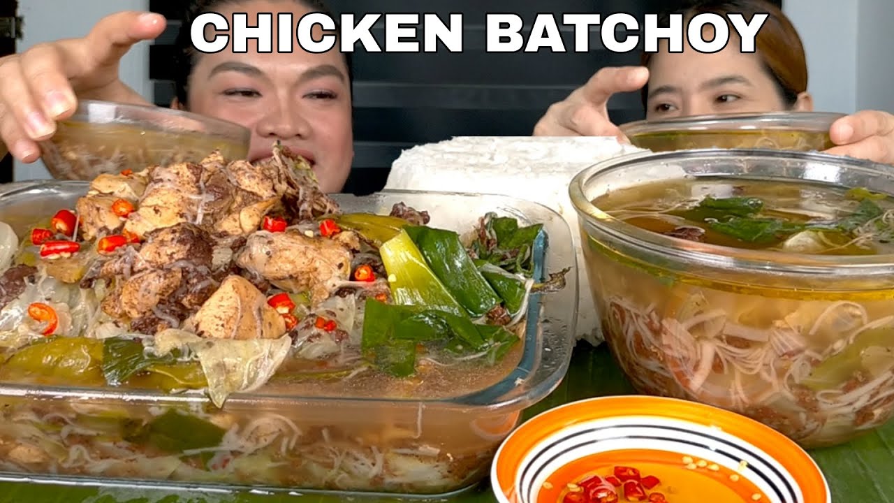 Chicken Batchoy Mukbang | Mukbang Philippines | Filipino Food Mukbang