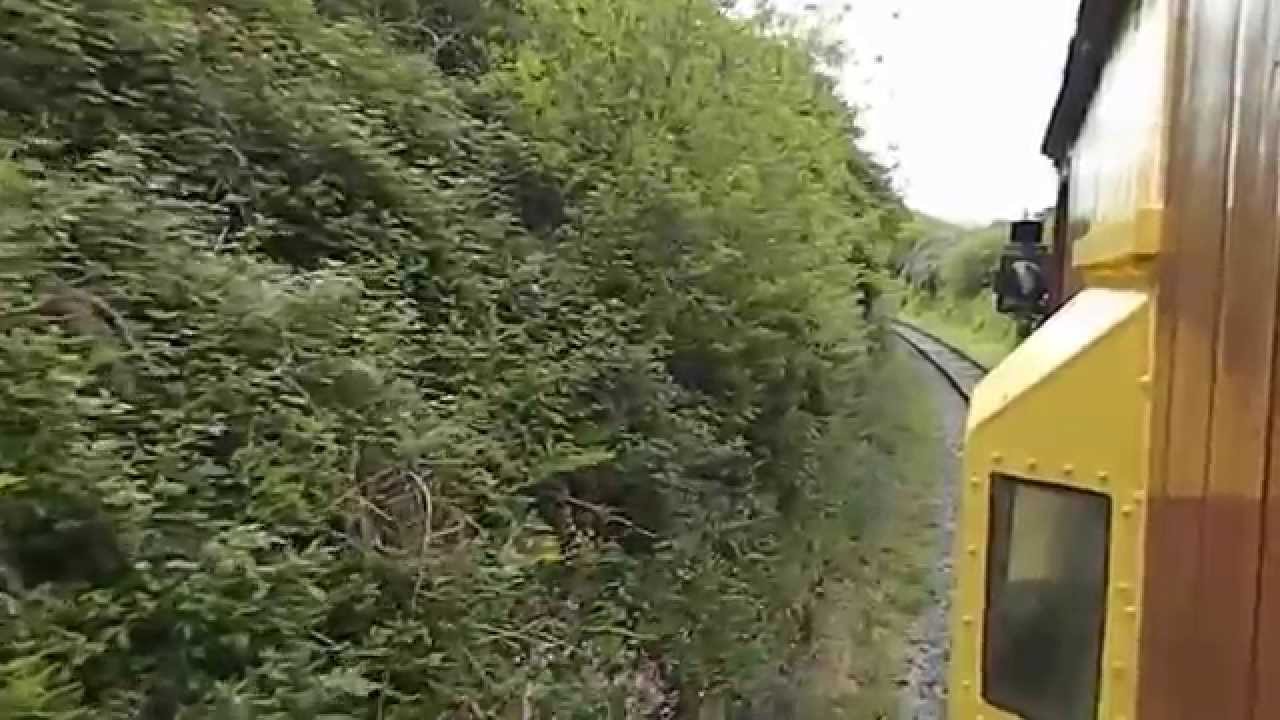 Ruston diesel locomotive, Prospidnick Halt & Trevarno stations on charming Helston Railway Cornwall