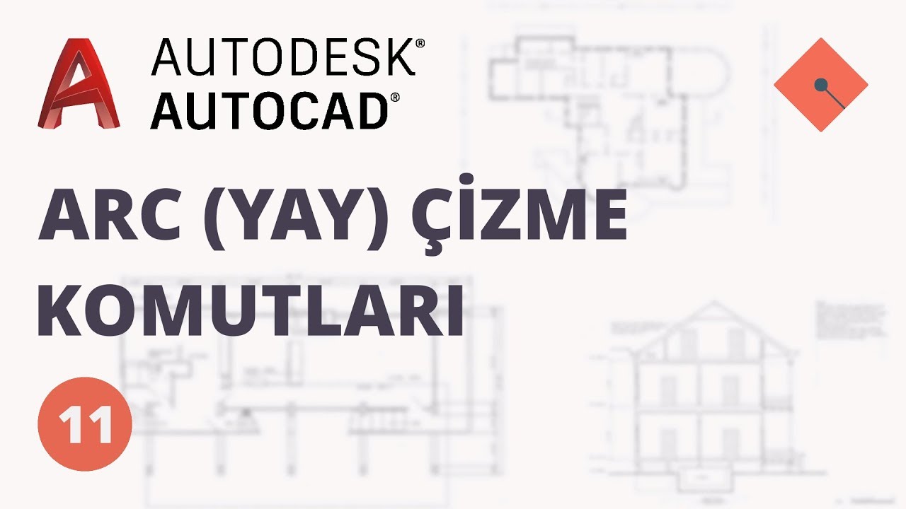 AutoCAD Dersleri #11 | Arc (Yay) Çizme Komutları