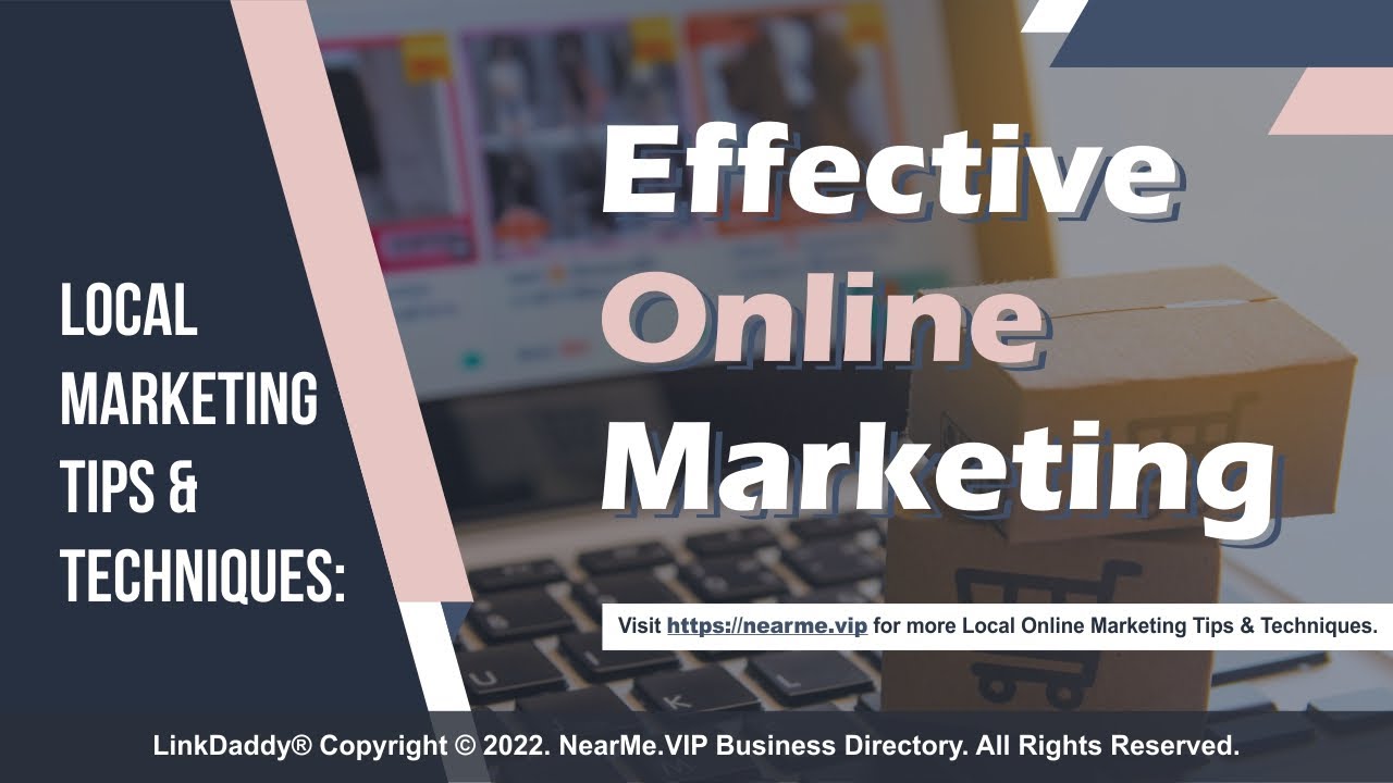 Local Online Marketing Tips & Techniques Part 1